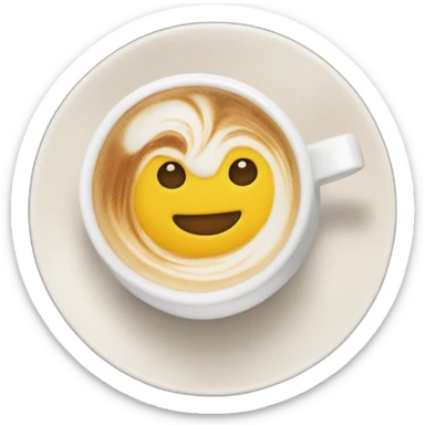 Fendi cappuccino cup sticker