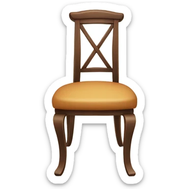 Chairs with feet sticker