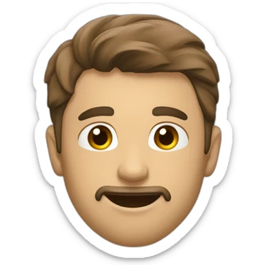 homens beijando sticker