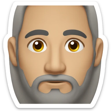 man from dagestan with abrasion on the nose sticker