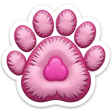 cat paw sticker