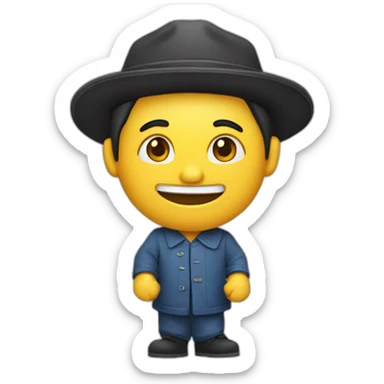 Un Chinois/portugais sticker