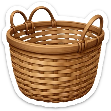Rattan basket  sticker