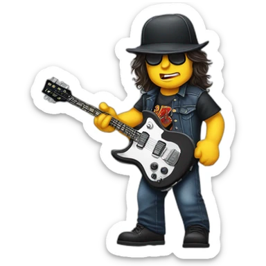 AC/DC band sticker