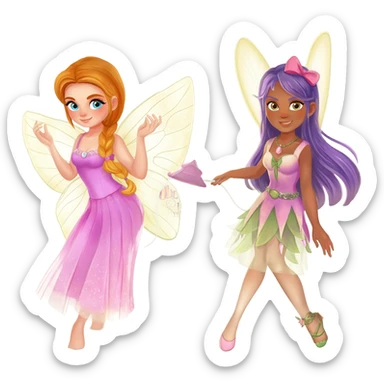 Fairy Isabella! Fairy Isadora! Fairy Isamara! sticker