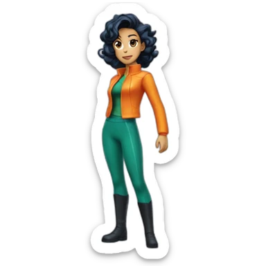 Totally Spies Sam sticker