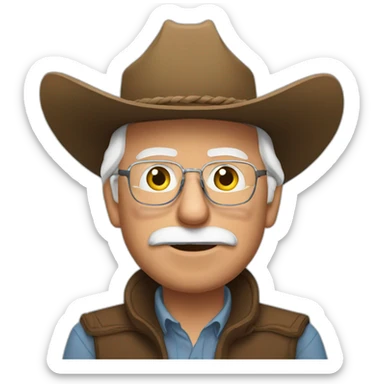 bernie sanders cowboy sticker