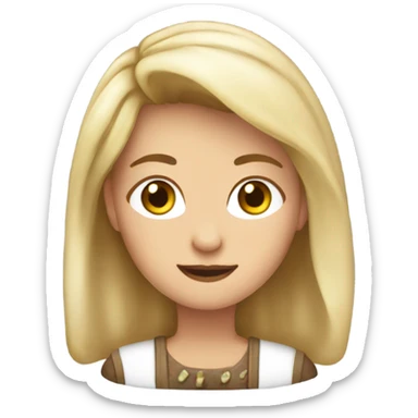 Žena koja kuva ručak sticker