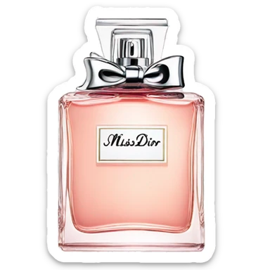 Miss Dior perfume sticker