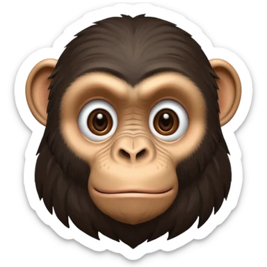 Chimpanzee sticker