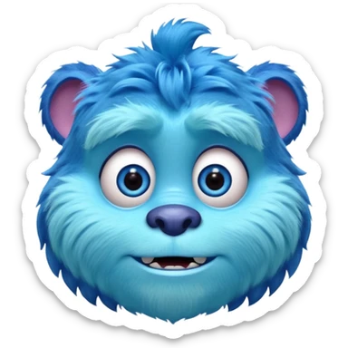 sully from monsters inc sticker