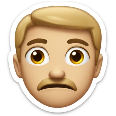 side eye with stank face sticker