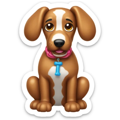 Balloon dog sticker