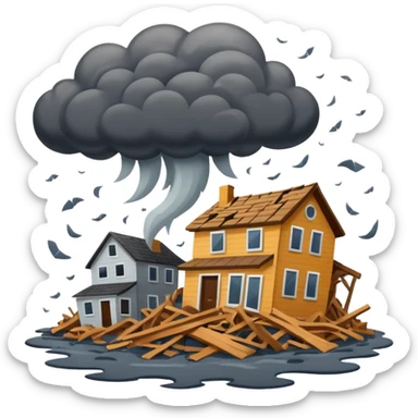 natural disaster sticker
