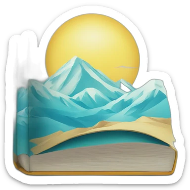 book cover about kazakhstan sticker