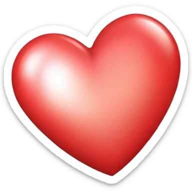 valentine’s day heart sticker