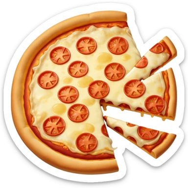 chesse pizza sticker