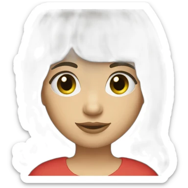 Girl-medium-hair-brunette-and-car-fiat-500-verde sticker