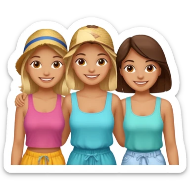 Chicas grilla sticker