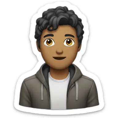 Persona tirada sticker