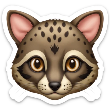 Civet cat sticker