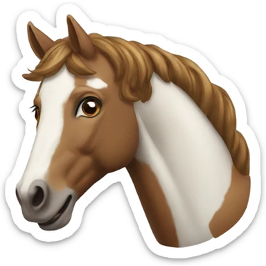 Cabeza de Caballo rejoices sticker