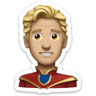 Homelander from "the boys" series sticker