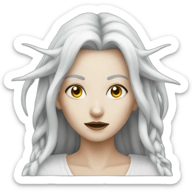 White witch sticker