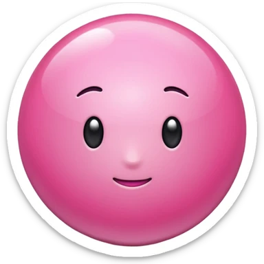 bullet point pink sticker