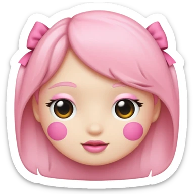 make a archive with girly pink tones. sticker