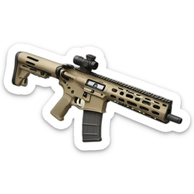 AR-15-FDE sticker