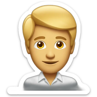 Successful and attractive entrepreneur  sticker