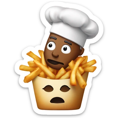 loaded fries sticker