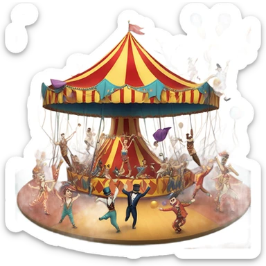 The amazing digital Circus sticker