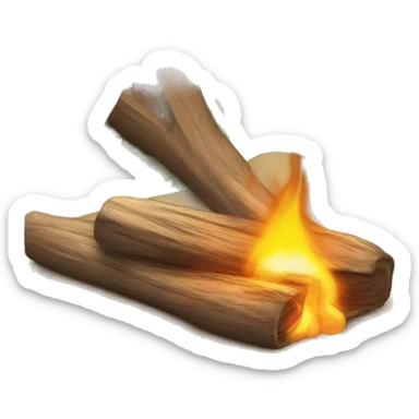 crocus picnic fire sticker