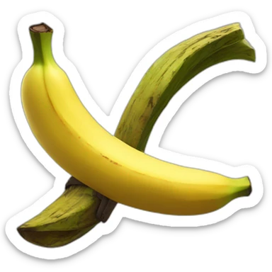 Banana skin fortnite sticker