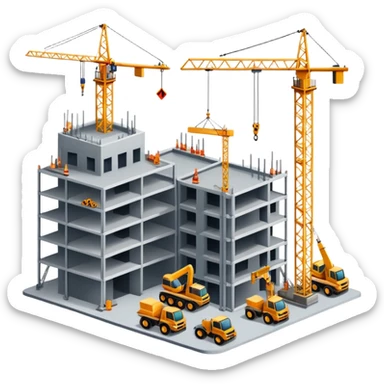 Construction site sticker