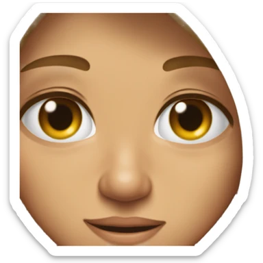 i need a left eye closed emoji which should not look like any human or any animal the face of it should be slightly turned to the left as if it is shying away. It shouldn't have any background sticker