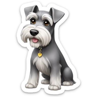 miniature schnauzer sticker