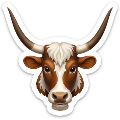 Texas longhorn sticker
