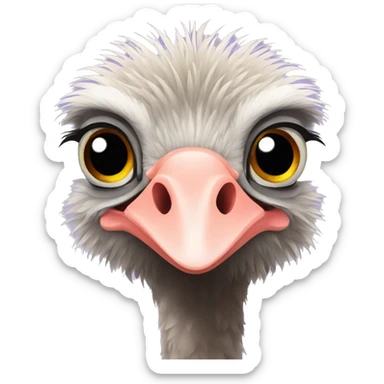 ostrich sticker