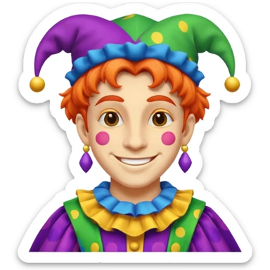 Jester sticker