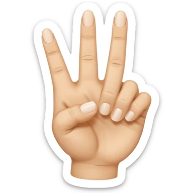 Smiling middle finger sticker