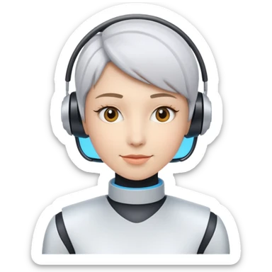 AI assistant for eCommerce (gender-neutral) sticker