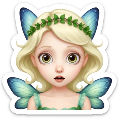 surprised fairy sticker