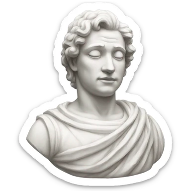 marble statue  sticker
