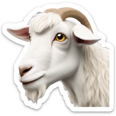 Goat puffy coat driving 2024 hummerEV sticker