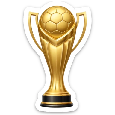 world cup trophy sticker