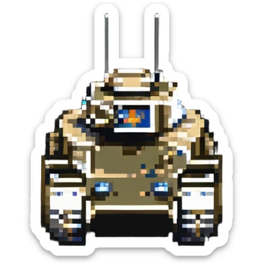 Ukrainian tank sticker