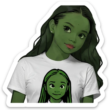 olivia rodrigo wearing sabrina carpenter shirt sticker